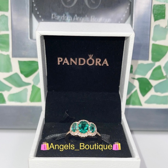 New Pandora Three Stone Vintage Ring. - Picture 1 of 6